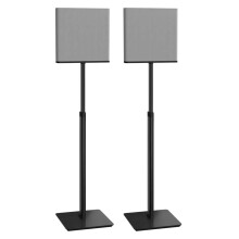 SANUS Speaker Stands for Sony BRAVIA Theater Quad Pair Black Height Adjustable