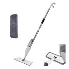 360 Degree Rotating Spray Mop with Large 500ml Water Tank and Reusable Microfiber Pads for Hardwood Floors