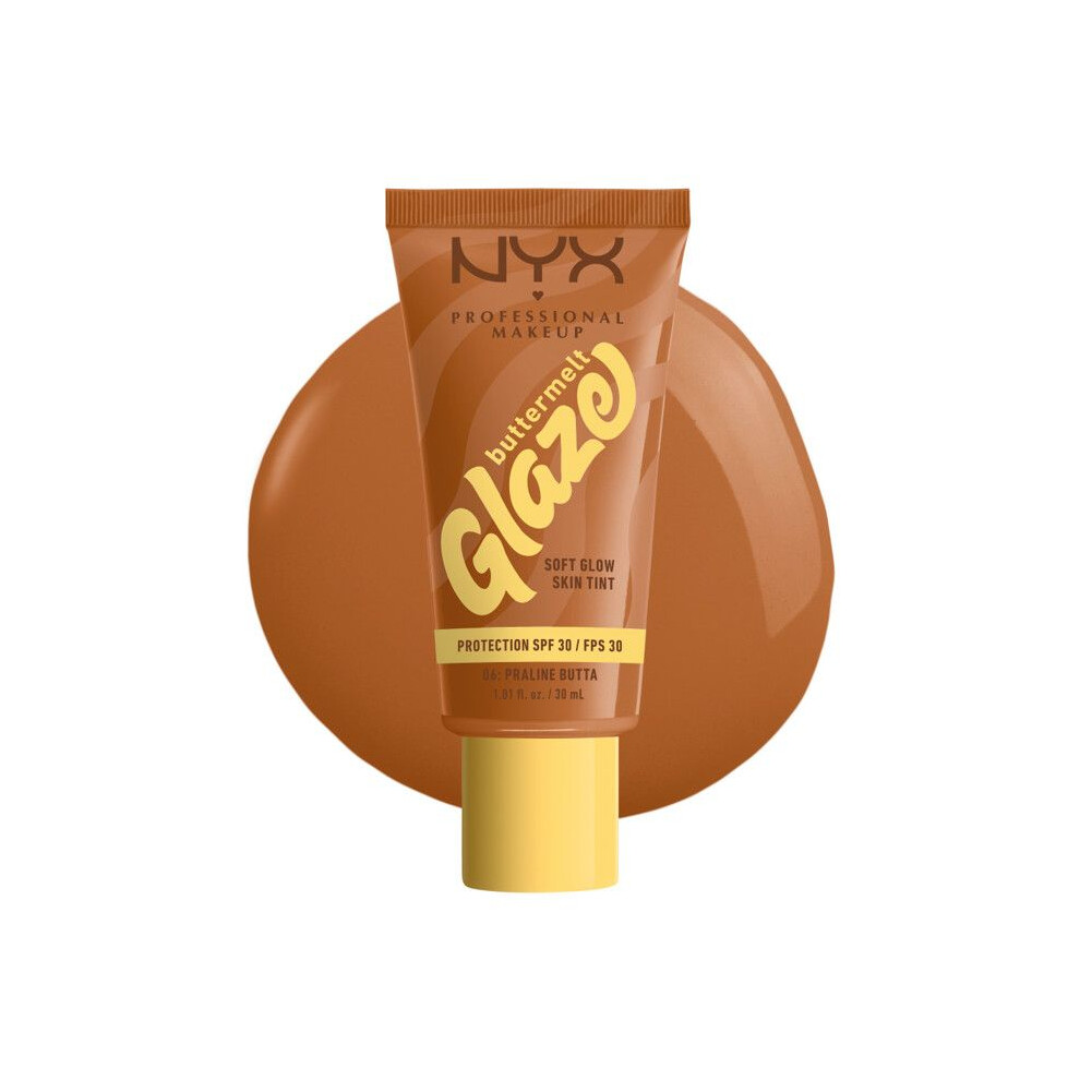 Debenhams Buttermelt Glaze Soft Glow Skin Tint + SPF/FPS 30 30ml in Praline Butta - Image 12