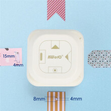 KW-TRIO 4 in 1 Tag Punch Corner Rounder Cutter Paper Label Punch for Scrapbooking Card for DIY Paper Card Photo