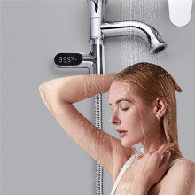 Termometri da Doccia con Display Digitale A LED, Lettura Istantanea, per La Misurazione del Flusso D'Acqua del Bagno, per La Cucina di Casa e del