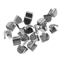 20pcs Rhinestone No Tie Shoelace Buckles, Zinc Alloy Metal Lace Clips for Sneakers Men Women