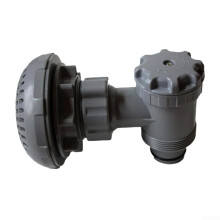 Pool Strainer with On/Off Valve, 33mm Above Ground Filter Connection Kit for Intex and Coleman, Leak‑Resistant Durable Design