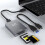 2 in 1 CFexpress Type B  Card Reader Portable CFExpress Reader USB3.2 10Gbps Dual Slot  Memory Card Adapter B+ 3