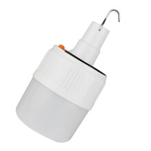 Solar Camping Light with Hanging Hook, Rechargeable Portable Lantern for Outdoor and Emergency Use