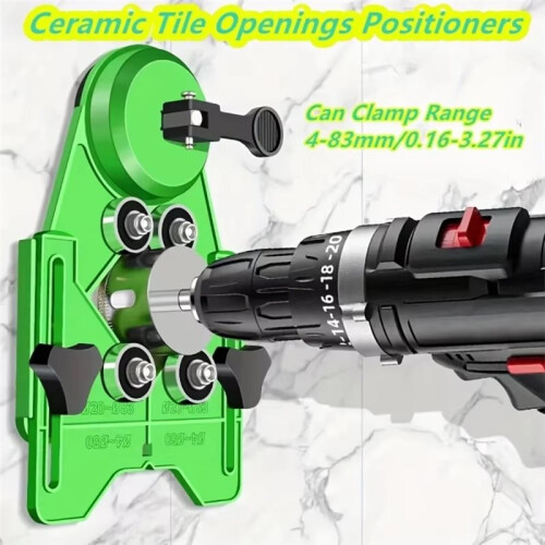 Tile Hole Locator Multifunctional Glass Drill Fixed Suction Cup Adjustable Locator High Punch 1
