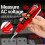 ANENG LCD Digital Voltage Tester Measuring Pen Double-Ended Screwdriver Bits Breakpoint Electrical Induction Test Pen Red 2
