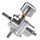 2X Universal Car Adjustable Fuel Pressure Regulator with Gauge Silver 3