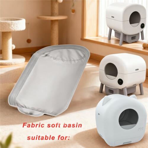 Automatic Cat Litter Box Replace Accessories Soft Fabric Liner  Cat Litter Box Accessories Soft Mat Removable Liner 2