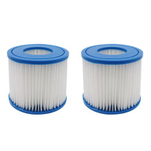 Type D Pool Filter Cartridge for Summer Waves SFS350 RP350 RP400 RP600 RX600, 2 Pack Clear Water Filtration