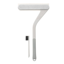 Shower Squeegee for Glass Doors Bathroom Mirror and Tile Cleaning Tool with Ergonomic Grip