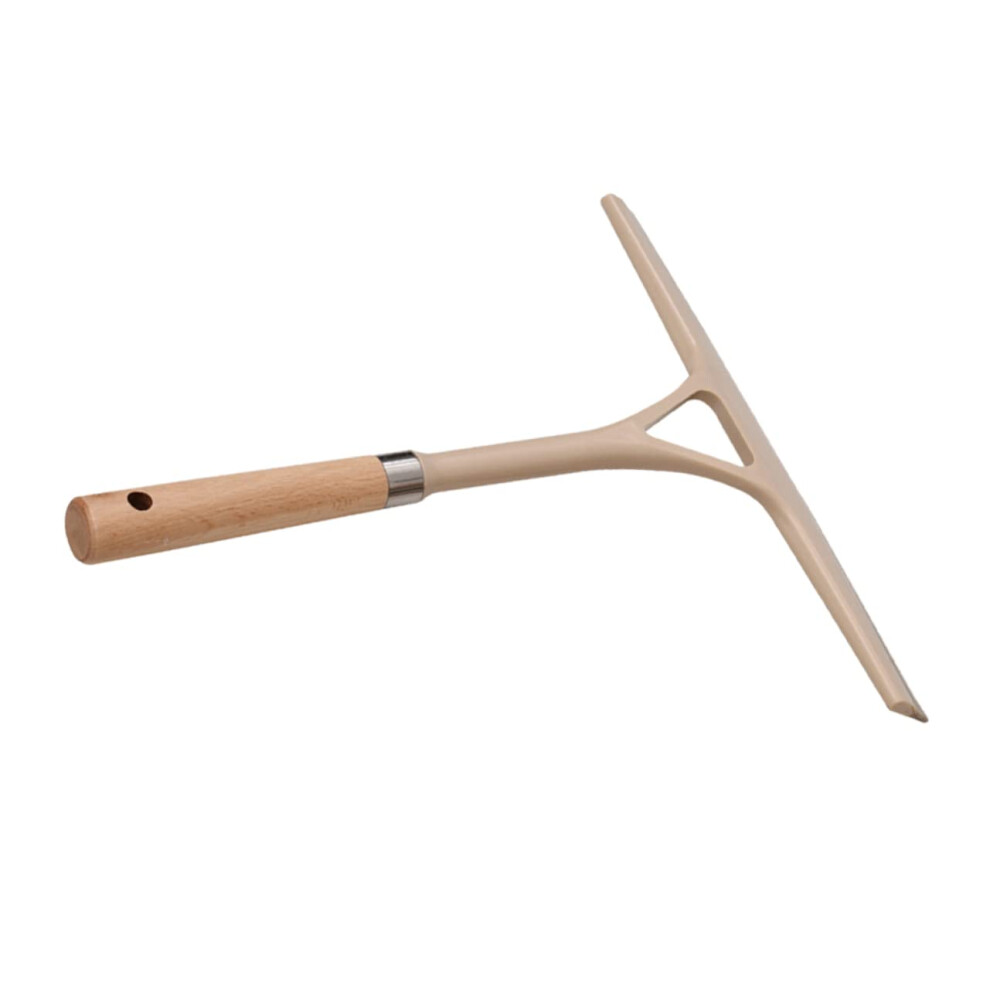 Window Squeegee For Home And Car, Streak Glass Cleaner With Ergonomic Wood Handle 9073542178651