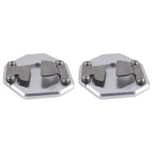2X Accesorios para Motocicleta, Placa de ExtensióN de Pata de Cabra, Soporte Lateral para Pie, Almohadilla para Agrandar para TUAREG 660 2021