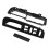 5X Black Front Left  Bezel & Handle Trim & Bracket for  Bora  MK4 4