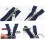 Silver Zipper Pull Replacement Kit for Luggage Jackets and Backpacks, Quick Universal 4
