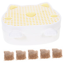Soilless Hydroponic Cat Grass Planter Box with Large Water Reservoir for Indoor Cats Easy Setup
