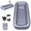 Inflatable Shampoo Basin with Wide Neck Support and DoubleLayer Splash Guard for Bedridden and Elderly Users 2