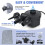 Inflatable Shampoo Basin with Wide Neck Support and DoubleLayer Splash Guard for Bedridden and Elderly Users 5