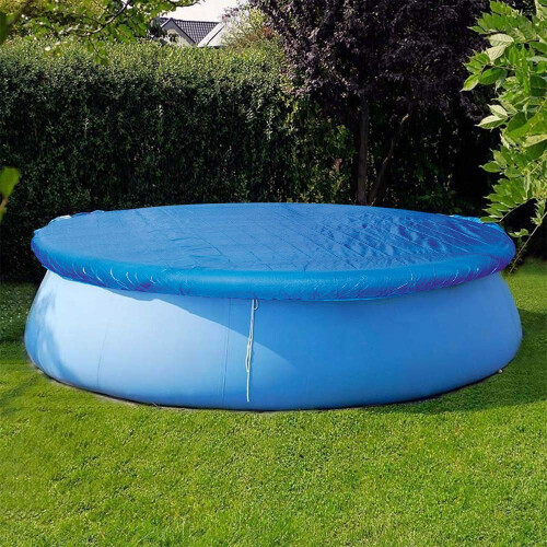 Durable Rainproof Above Ground Swimming Pool Cover 6ft 8ft 10ft AntiDust Waterproof Protector 1