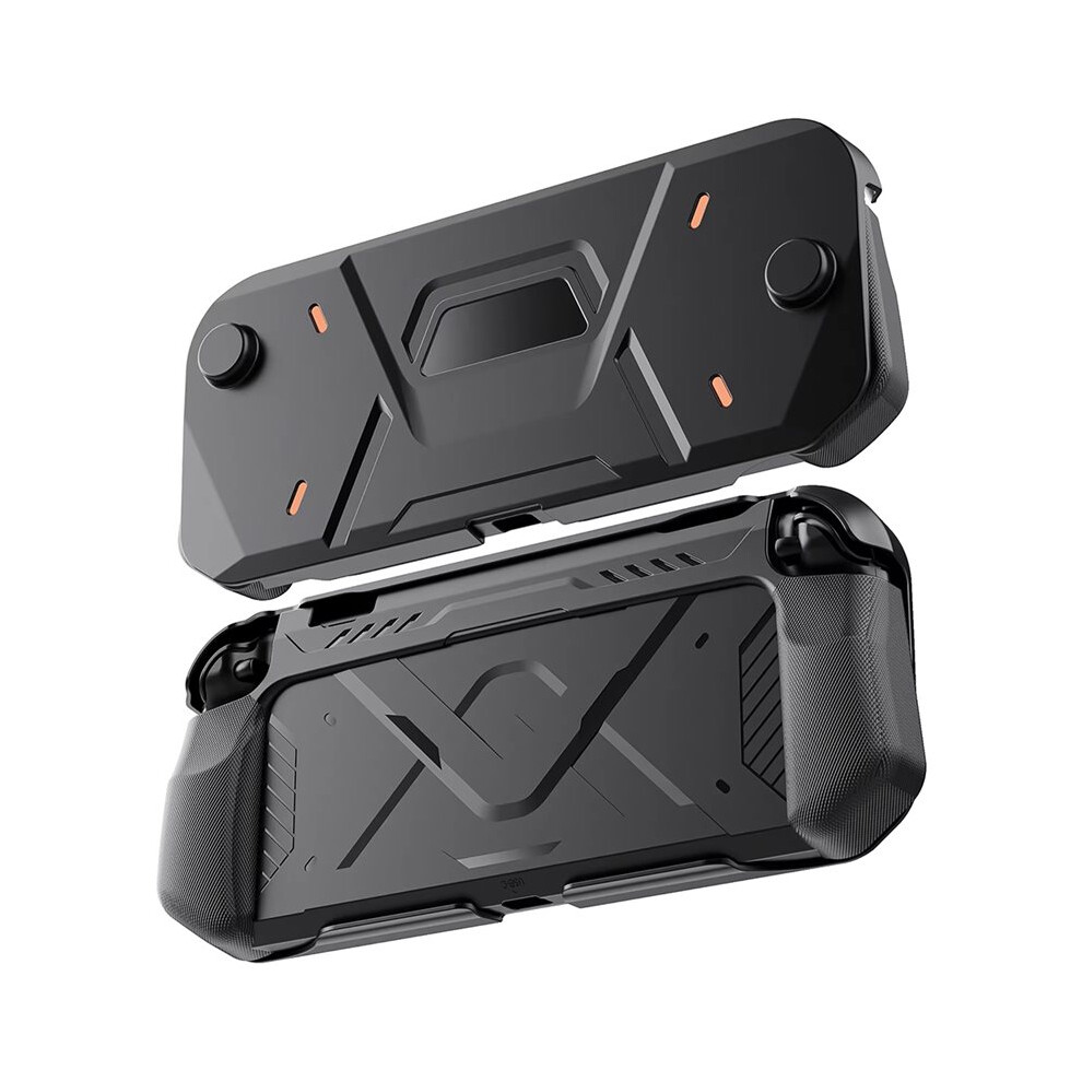 Tauoh Protective Case For 2 Ergonomic Non-Slip Grip With Hard Front Cover Shock-Absorption Case Black