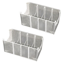 Belt Storage Box Household Compartment Organizer Tie Display Rack Transparent Desktop Storage Case for Mens Belt