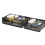 Storage Table Shelf Storage Box Pull Out Storage Box Hanging Under Desk Drawer Large Capacity Undertable Drawer Black 1