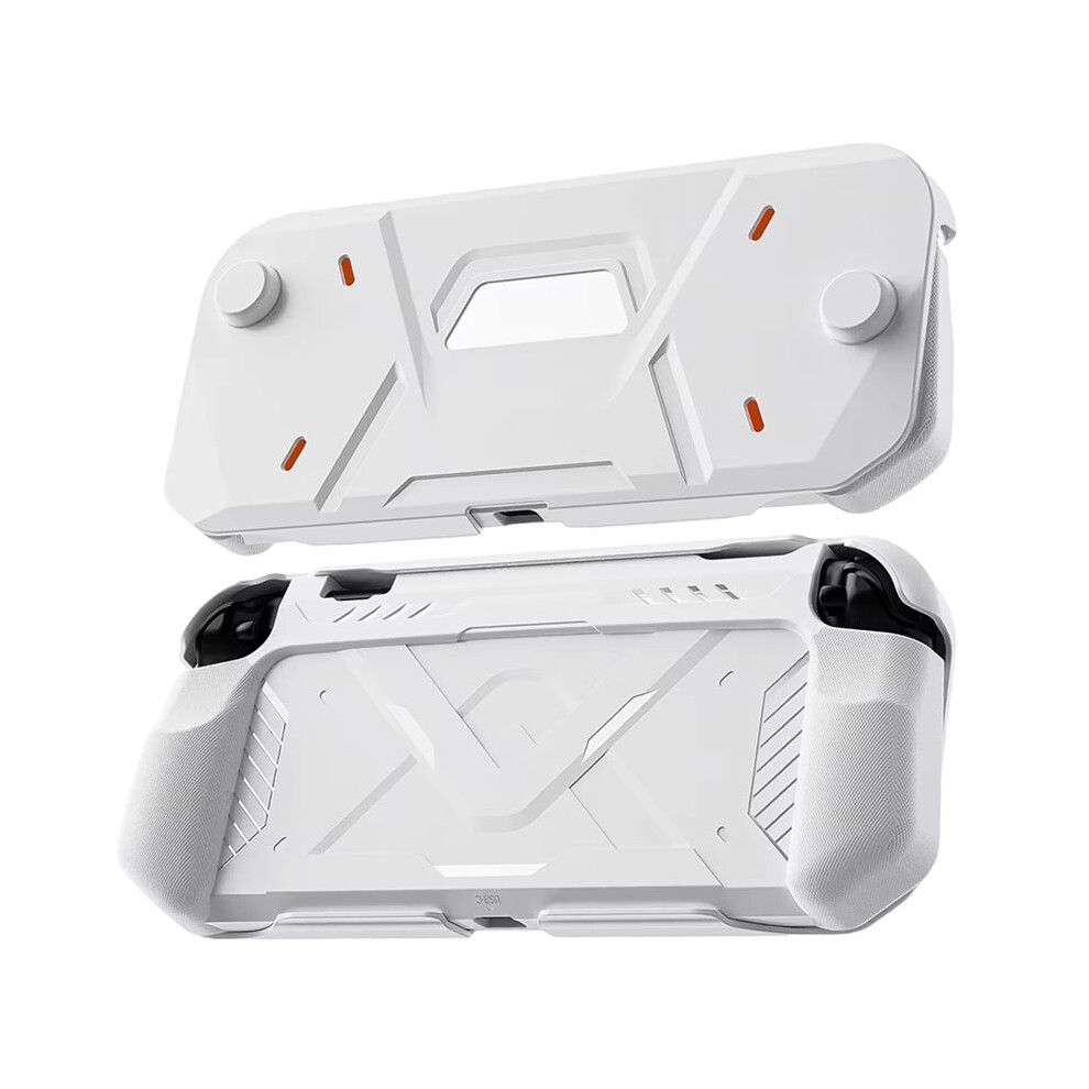 Tauoh Protective Case For 2 Ergonomic Non-Slip Grip With Hard Front Cover Shock-Absorption Case White