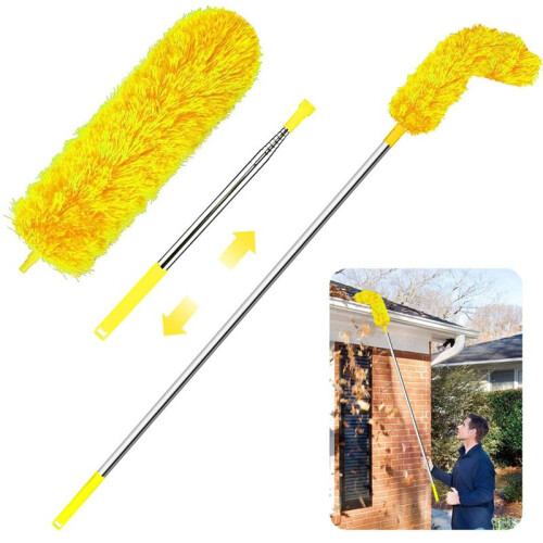 Gutter Cleaning Tool From Ground - Adjustable Gutter Cleaner Tools No Ladder Needed Rain Gutter Gutter Cleaning