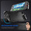 Foldable Protective Case for   2 Ergonomic Holder Integrated Case Protective Shell W/ Front Cover Grey 6