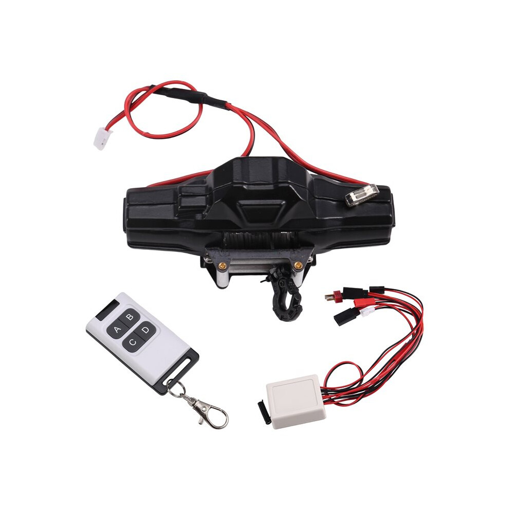 Photos - Parts for Drones & RC models Metal Automatic Dual Motor Simulation Simulated Winch for 1/10 1/8 RC Crawler Car Axial SCX10