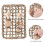 Seagrass Protector Mat with Toys for Bunny Internal Protective Grass Bite String Teeth Grinding Toy 2