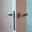 Concave Wall  Door Bumper Stainless Steel Wall Protector Flush Bumper with Rubber 4pcs 3