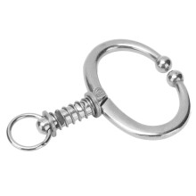 Stainless Steel Bull Nose Clamp for Cattle, Durable Secure Nose Clip, Spring Type Breeding Equipment