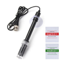 Replacement PH Meter Electrode Probe Controller BNC Connector Sensor with Buffer Powder 75cm