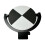 1PCS Adjustable Tilting Target 4.5 Inch Scanner Target for Faro Laser Tracker Target Black and White 5