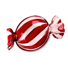 Weihnachtsteller, bunte Gläser, Süßigkeitenteller,-Rot