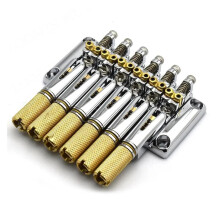 6 String Headless Guitar Bridge Metal Saddle with Enhanced Tuning Stability and Direct Replacement Fit