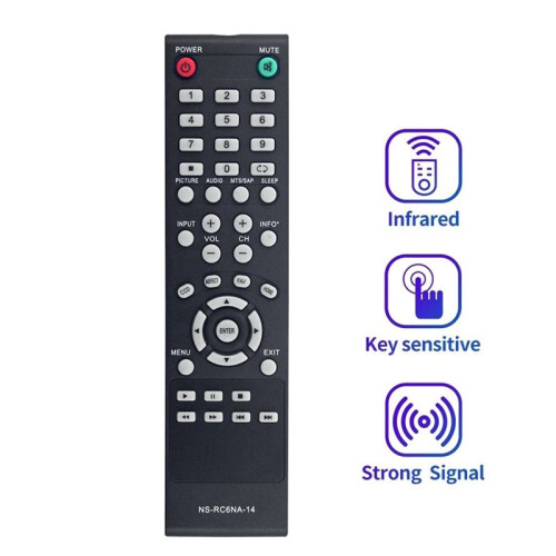 Replace NS-RC6NA-14 Remote Control for Insignia NS-RC6NA-14 Remote Control 2