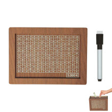 Handgefertigter Spardose-Geldbehälter aus Holz im-6