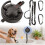 Dog Bathing Suction Cup with Tether, High Elasticity Nylon Dog Bathing Tether Leash with Powerful Suction Cup for Pet 2