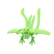 Artistic Movable Phoenixes Sculpture 3D Printed-Green