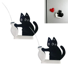 Cat Hair Symbol Magnet Acrylic Pet Memorial Decor-2