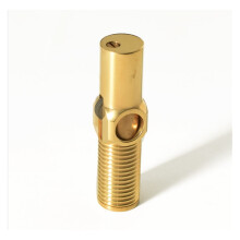 Vintage Brass Kerosene Lighter for Men, Retro Pullout Design, Refillable Metal Gift Box