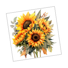 Flower Toilet Sticker for Washroom Bathroom Decoration-MK1180
