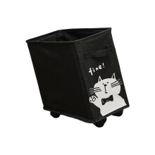 Easy Mobility Foldable Rolling Storage Bin Oxfords Fabric-2