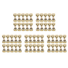 100 Pack Brass Misting Nozzles Tees, Dust Control Mist Nozzle Sprinkler for Outdoor Cooling System 0.3 mm