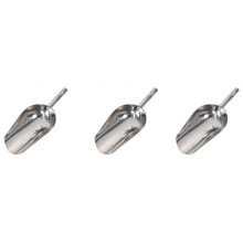 3X Stainless Ice Scoop Scale Hopper Flour Scoop Coffee Scoop Tea Scoop Spice Shovel