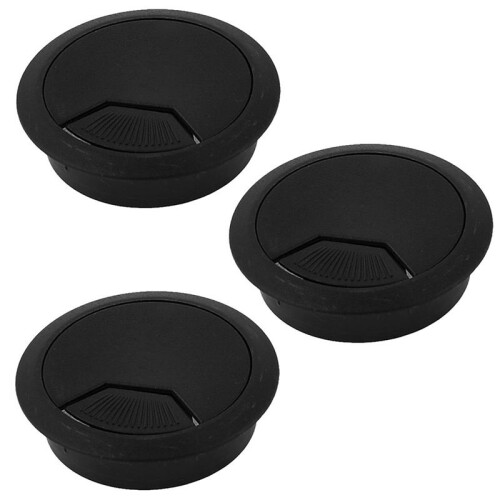 60mm Computer Desk Table Grommet Cable Port Wire Hole Cover 9 Pcs 2