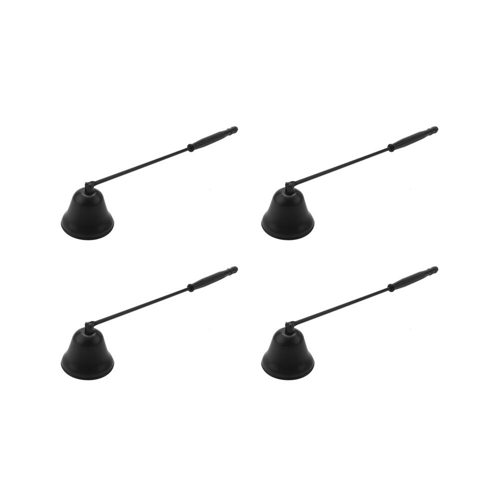 4X Candle Wick Snuffer Stainless Steel Candle Flame Trimmer Bell Shaped Oil Lamp Scissor Cutter Wax Candle Extinguisher 6031926637937