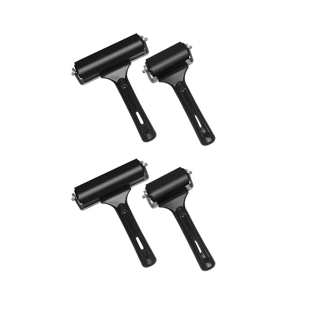 Rubber Roller, Set Of 6 (6 & 10Cm), Ink Brayer Roller Perfect For Printmaking, Wallpapers, Block Printing Stamping 6033375272936